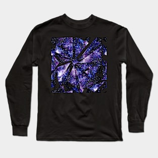 Watercolor Deep Space In Triangles Long Sleeve T-Shirt